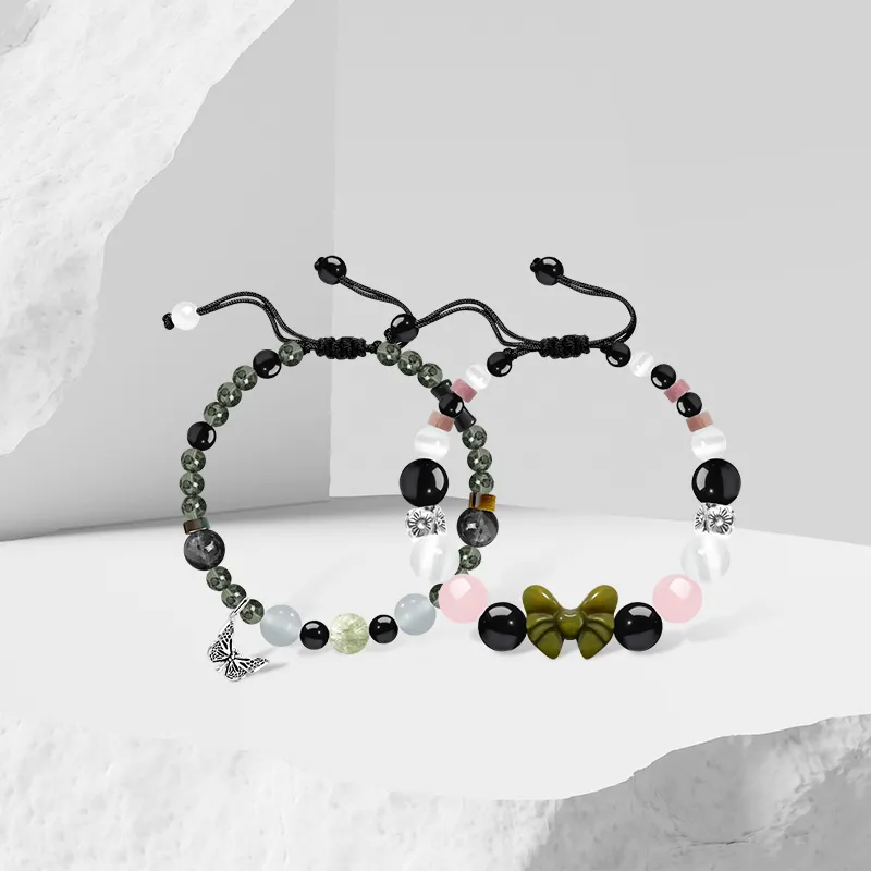 Thuban Ark Colored Glaze Jade Bracelets Unisex-4