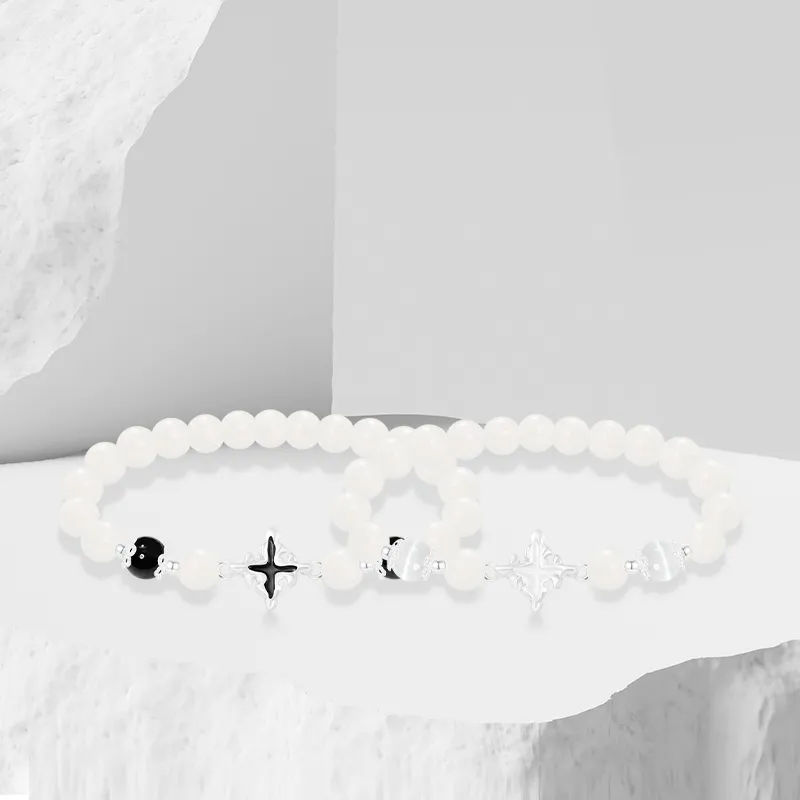 Thuban Ark White Jade Bodhi Bracelets Unisex-3