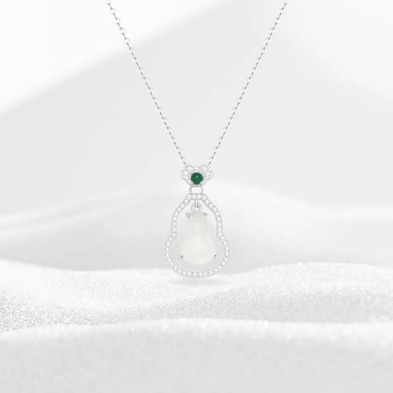 Thuban Ark Chalcedony Jade Necklaces Women's-2