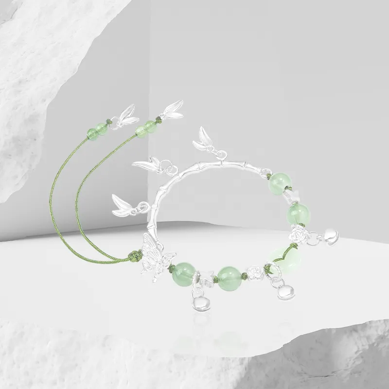 Thuban Ark Colored Glaze Jade Bracelets Women's-2