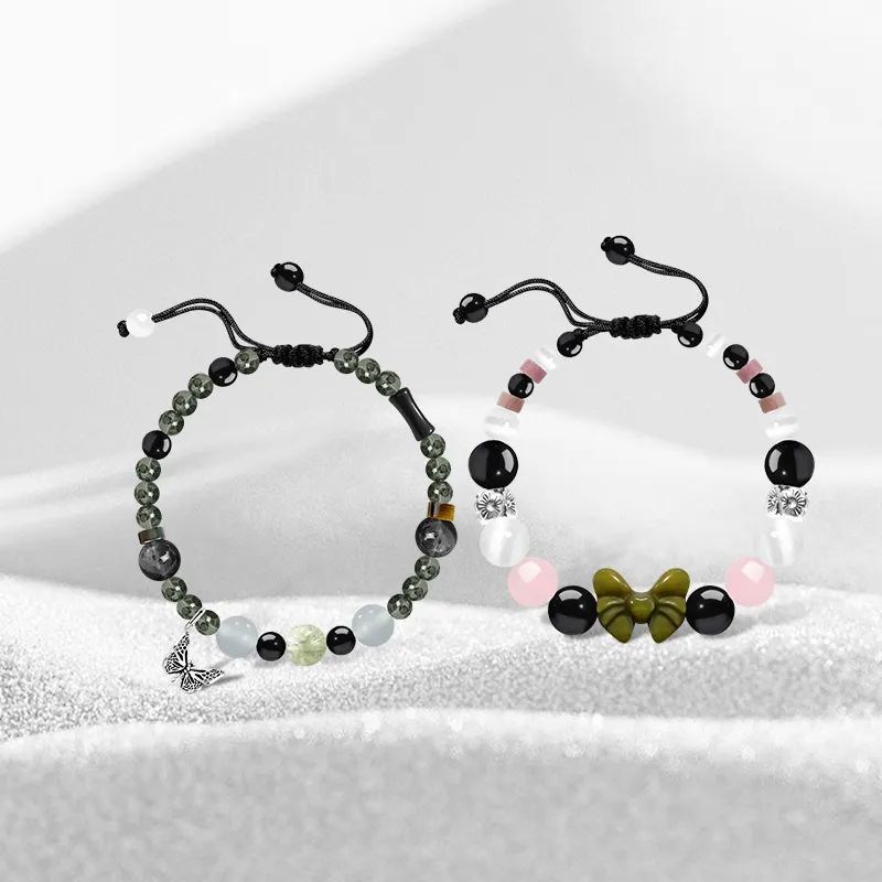 Thuban Ark Colored Glaze Jade Bracelets Unisex-3