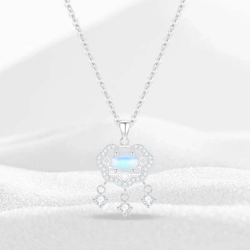 Thuban Ark Zircon Necklaces Women's-1