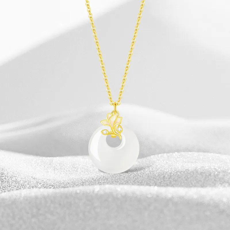 Thuban Ark Chalcedony Jade Necklaces Women's-2