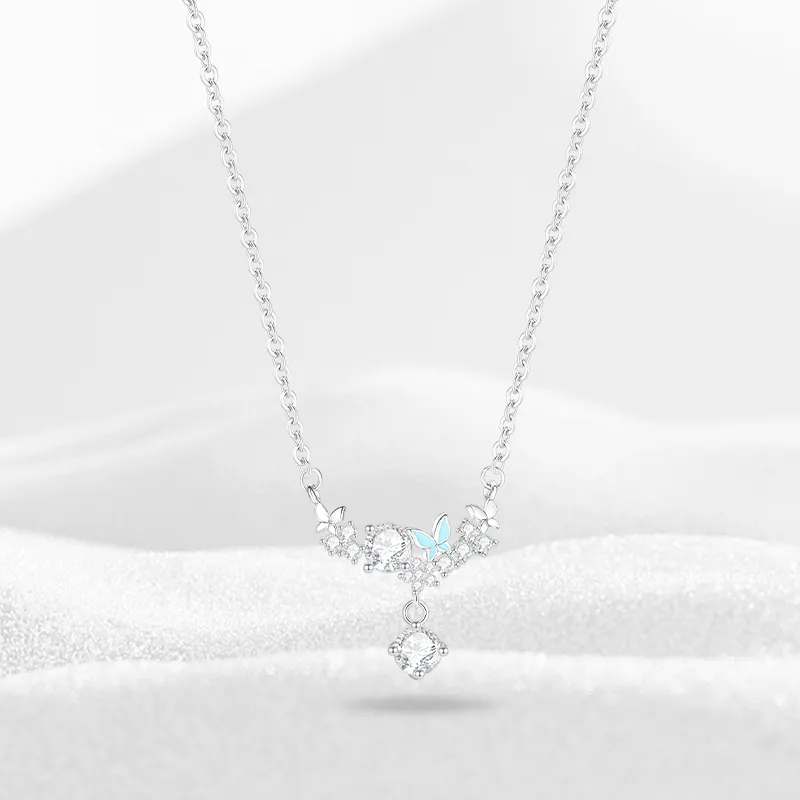 Thuban Ark Zircon Necklaces Women's-2