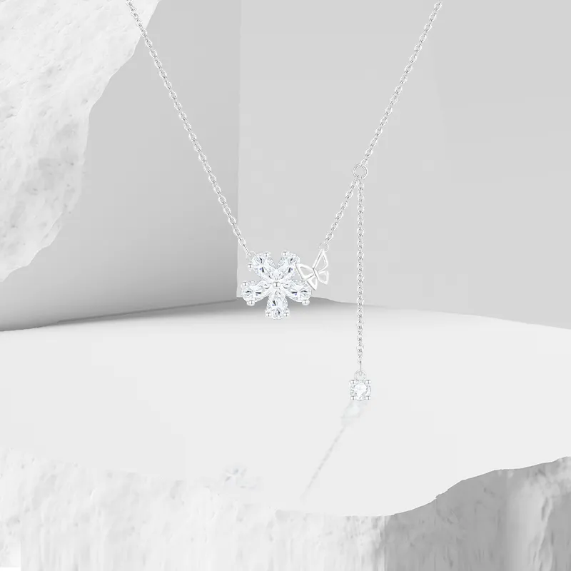Thuban Ark Zircon Necklaces Women's-1