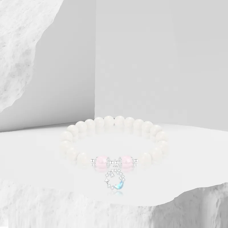 Thuban Ark White Jade Bodhi Bracelets Unisex-3