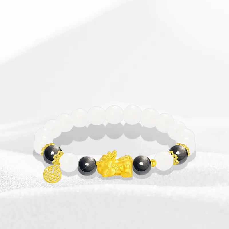 Thuban Ark White Jade Bodhi Bracelets Unisex-3