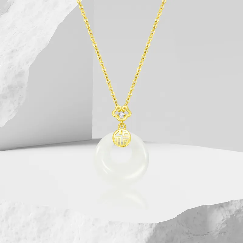 Thuban Ark Chalcedony Necklaces Women's-3