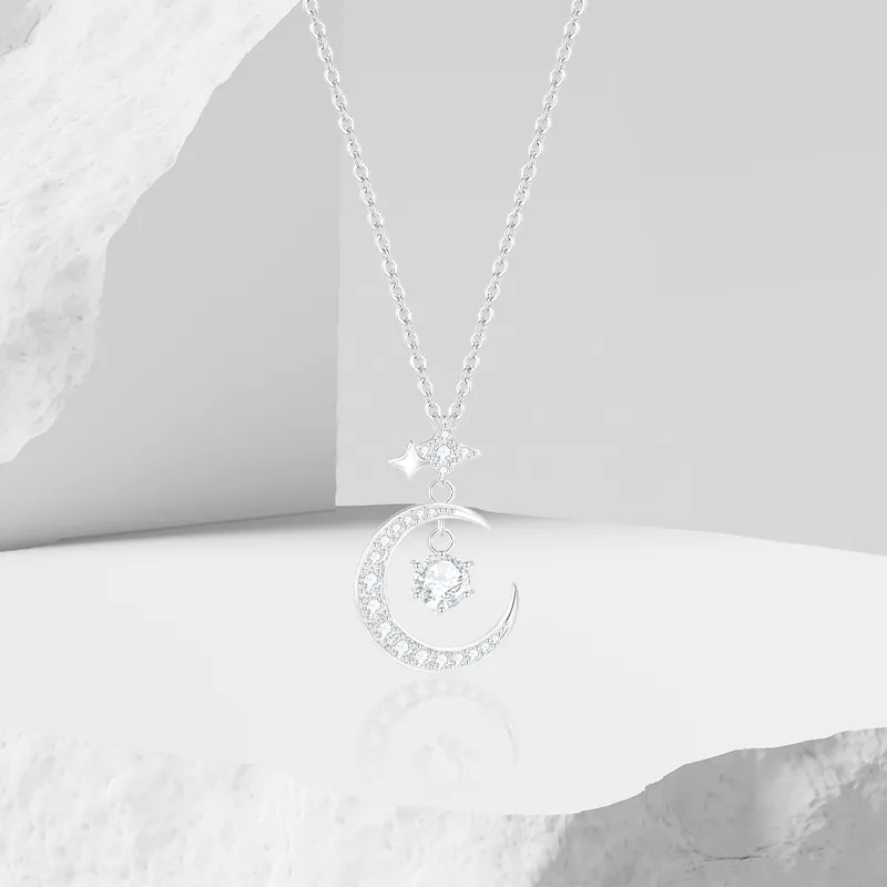 Thuban Ark Zircon Necklaces Women's-2