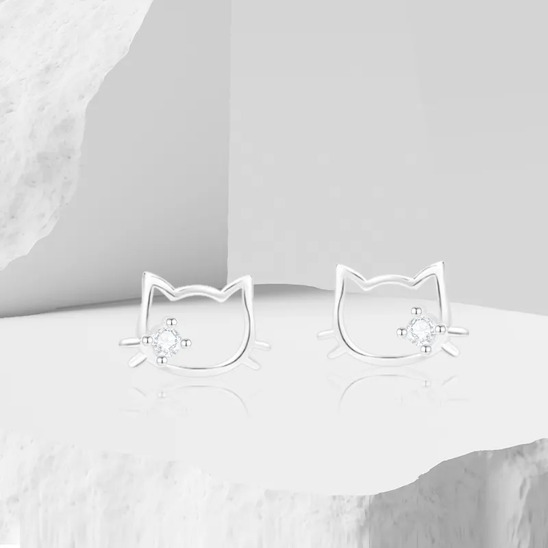 Thuban Ark S999 Fine Silver Stud Earrings Women's-1
