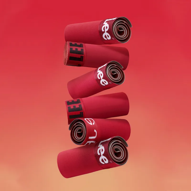 Lee Underpants Men's Combo Set Zodiac Year Red-5