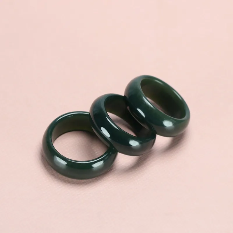 Shujie Hetian Jade Green Jade Men's-7