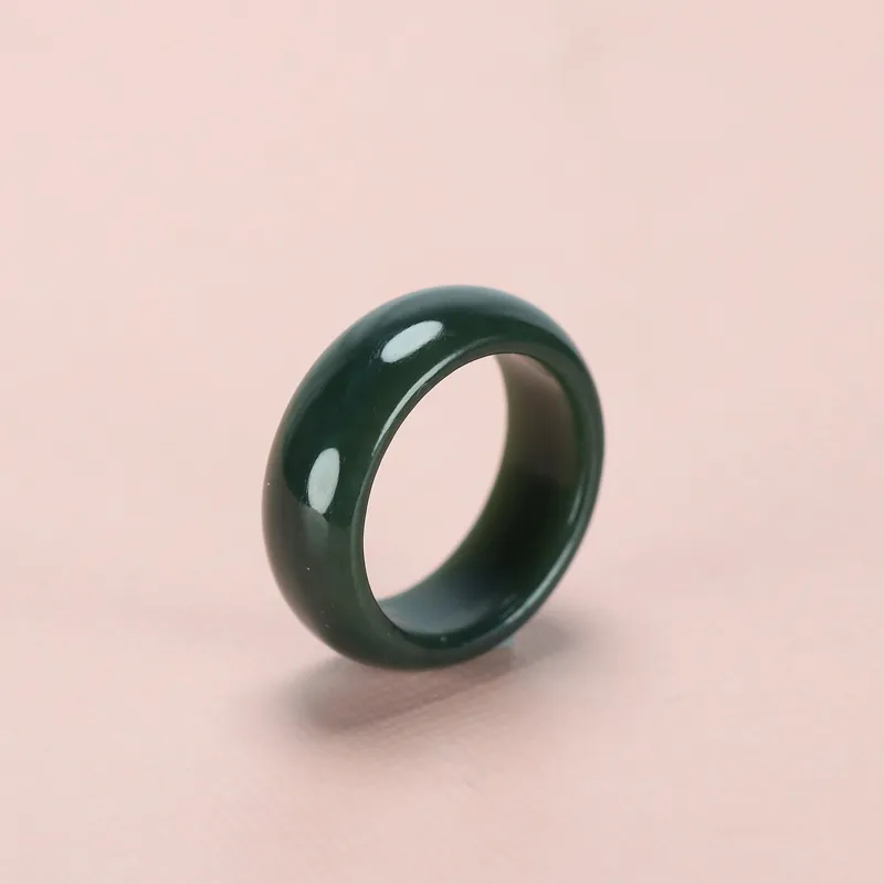 Shujie Hetian Jade Green Jade Men's-5
