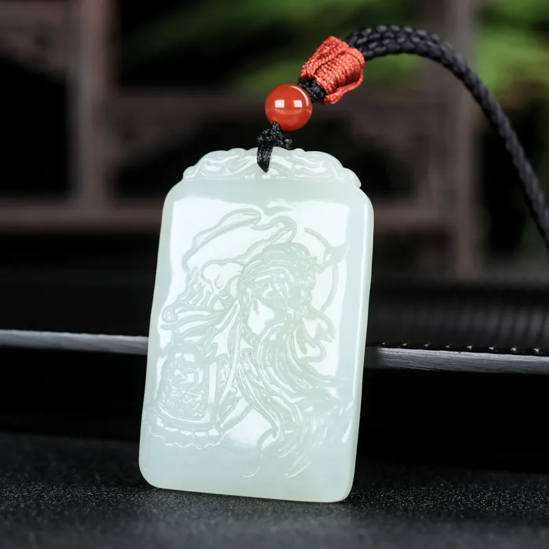 Shujie Hetian Jade White Jade Unisex-5