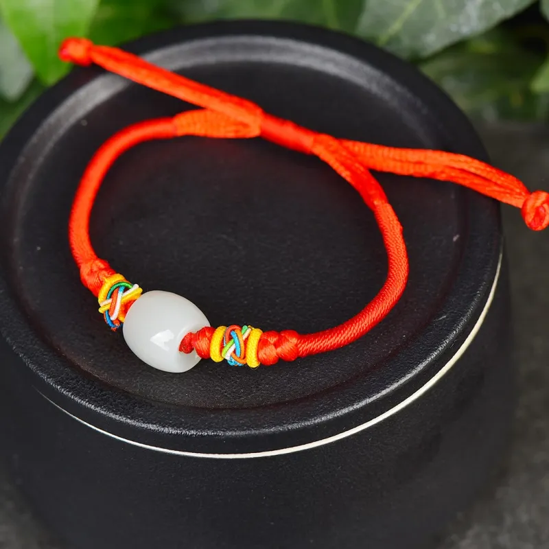 Shujie Hetian Jade White Jade Unisex-3