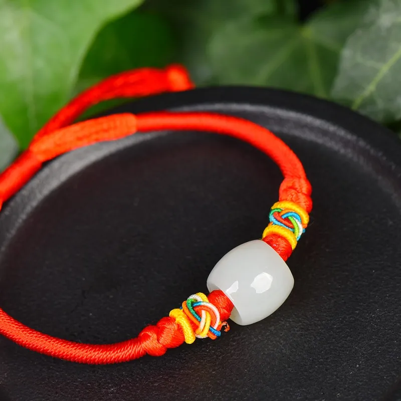 Shujie Hetian Jade White Jade Unisex-5
