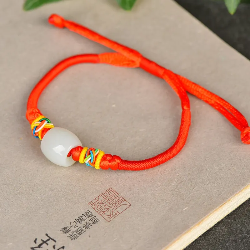 Shujie Hetian Jade White Jade Unisex-2