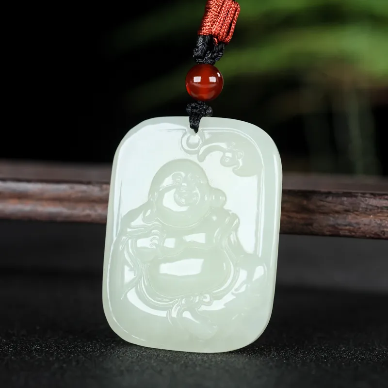Shujie Hetian Jade White Jade Unisex-4