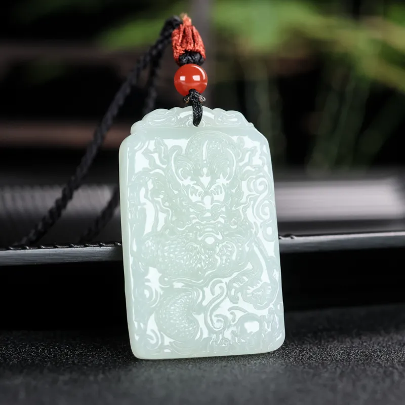 Shujie Hetian Jade White Jade Unisex-4