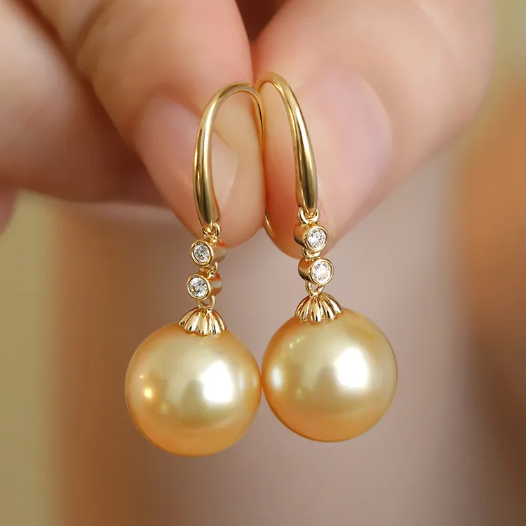 XUANTONGZHUBAO Pearl Earrings Women's-5