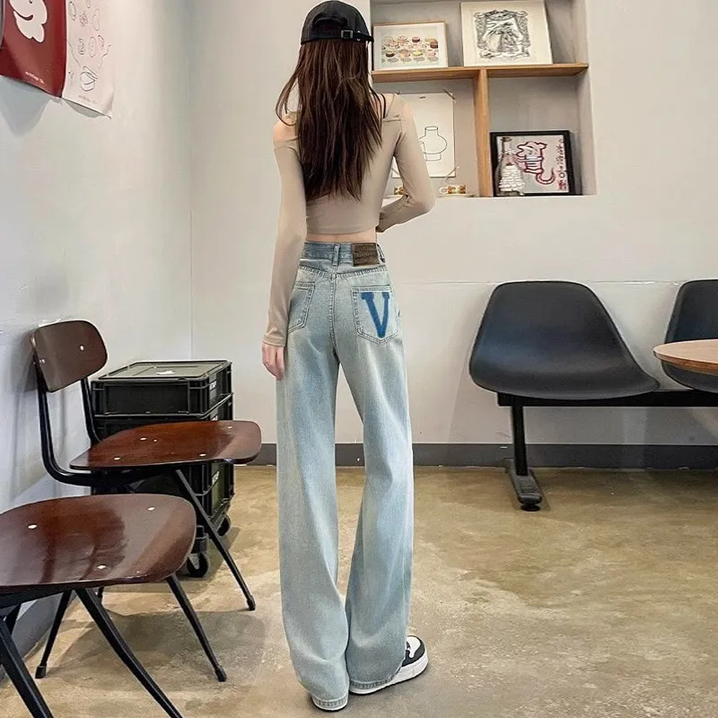 Shuhao Bai Jeans Women's Light Blue-3