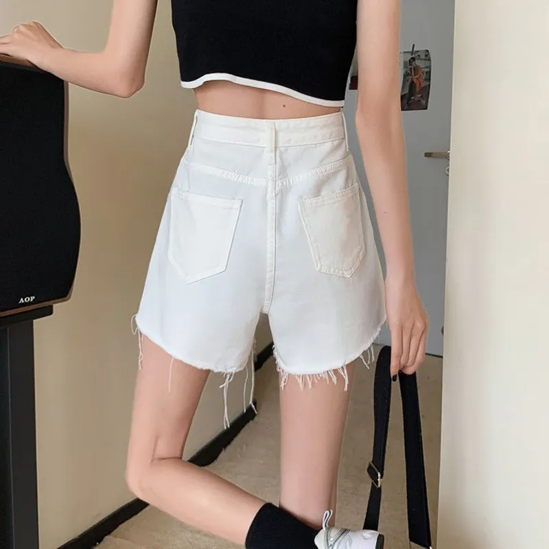 Shuhao Bai Denim Shorts Women's-1