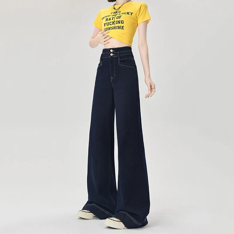 Shuhao Bai Jeans Women's Denim Blue-2