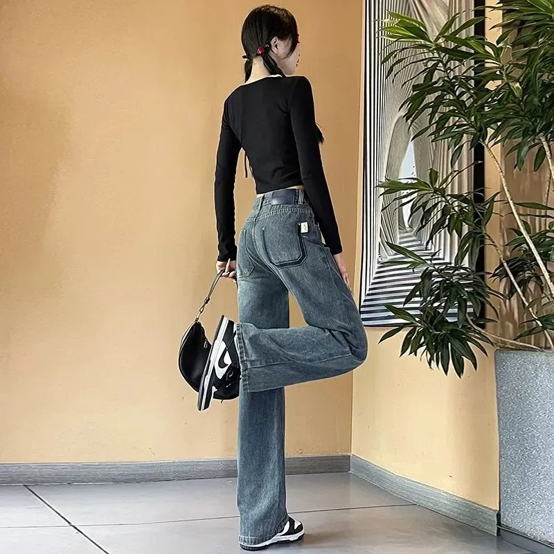 Shuhao Bai Jeans Women's Concrete Gray-2