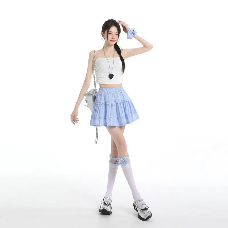 Shuhao Bai Casual Short Skirts Women's-3