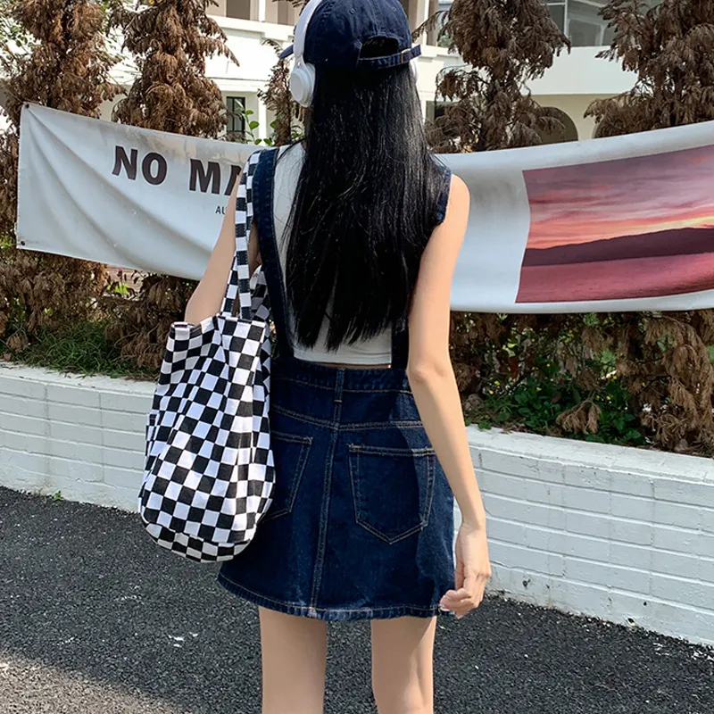 Shuhao Bai Denim Short Skirts Women's-8