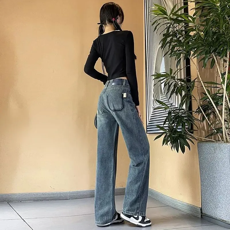 Shuhao Bai Jeans Women's Concrete Gray-1
