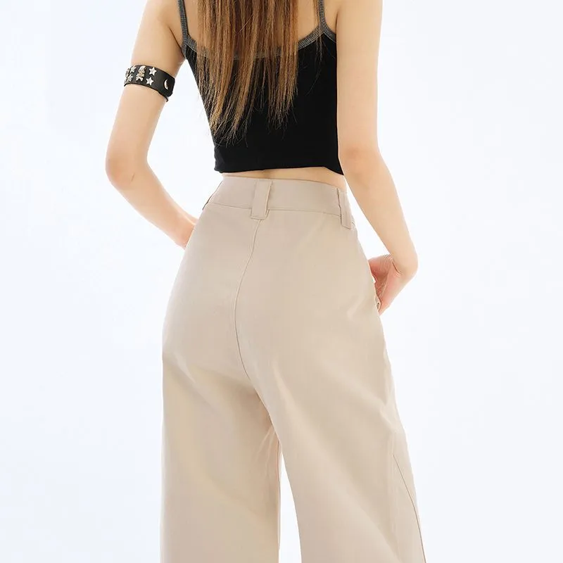 Shuhao Bai Cargo Pants Women's Coffee-1