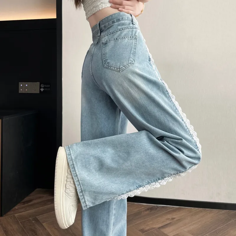 Shuhao Bai Jeans Women's Light Blue-5