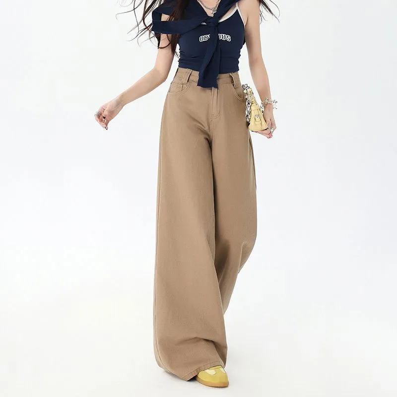 Shuhao Bai Jeans Women's Latte Brown-4