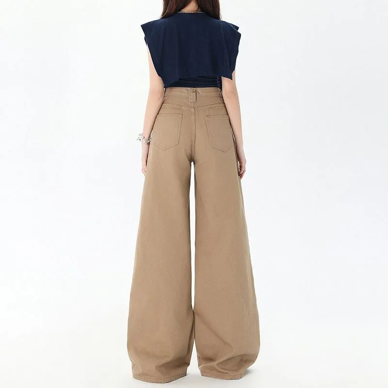 Shuhao Bai Jeans Women's Latte Brown-1