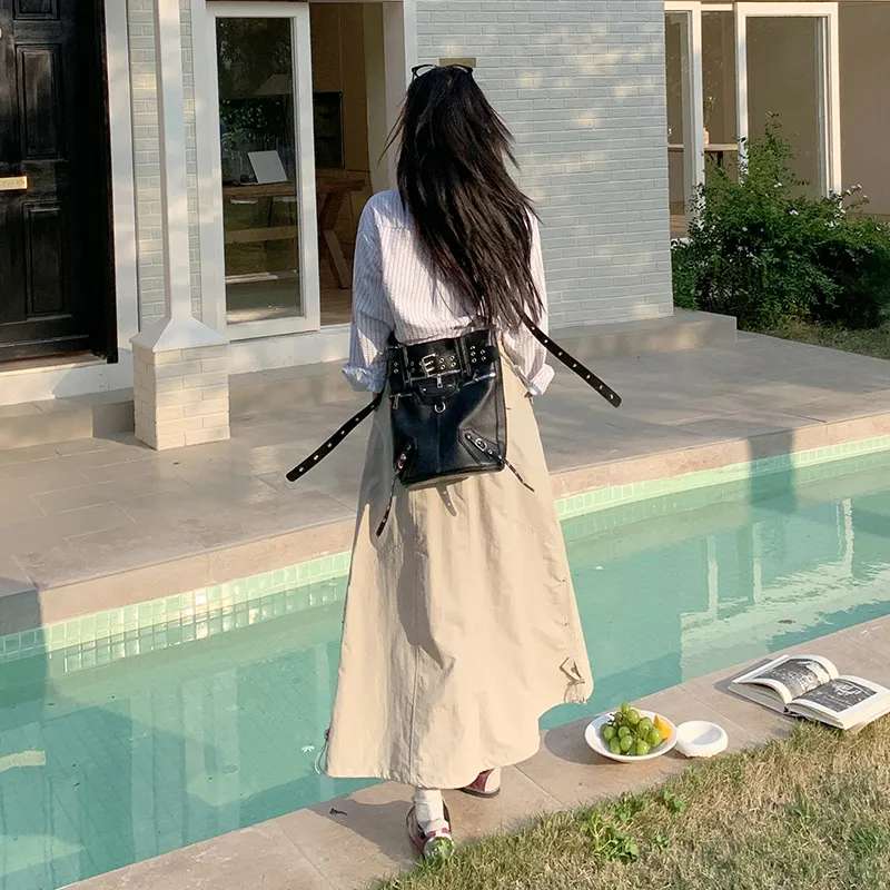 Shuhao Bai Casual Long Skirt Women's-11