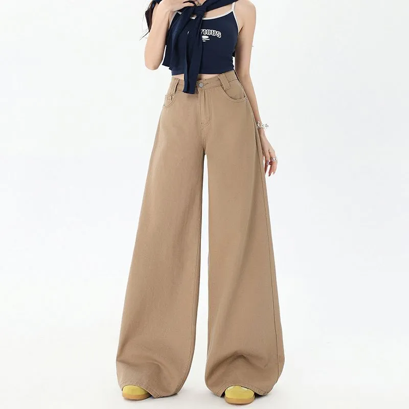 Shuhao Bai Jeans Women's Latte Brown-2