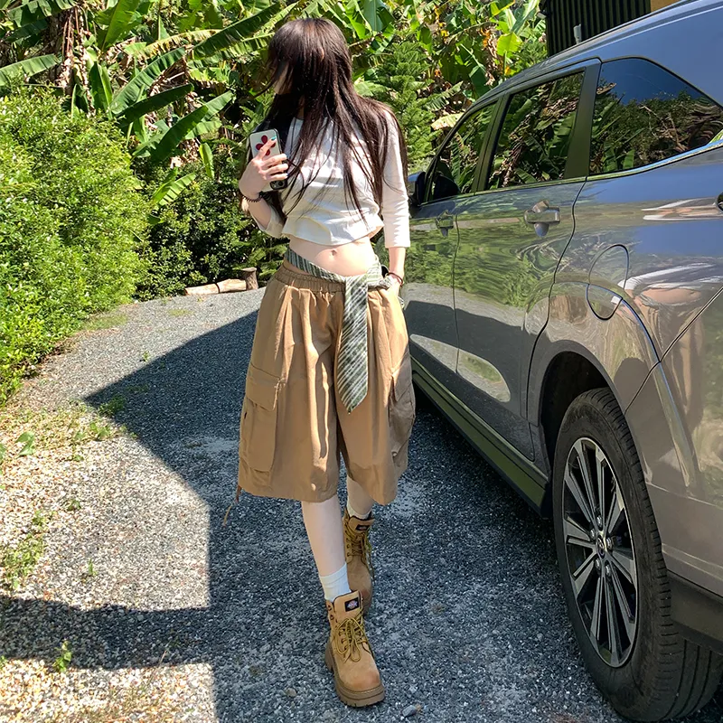 Shuhao Bai Cargo Shorts Women's-6