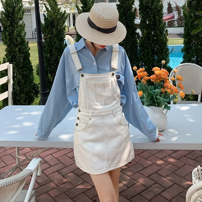 Shuhao Bai Denim Short Skirts Women's-1