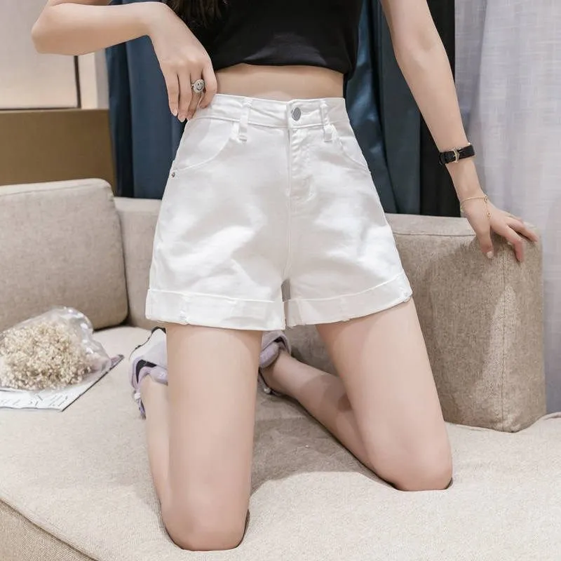 Shuhao Bai Denim Shorts Women's-3