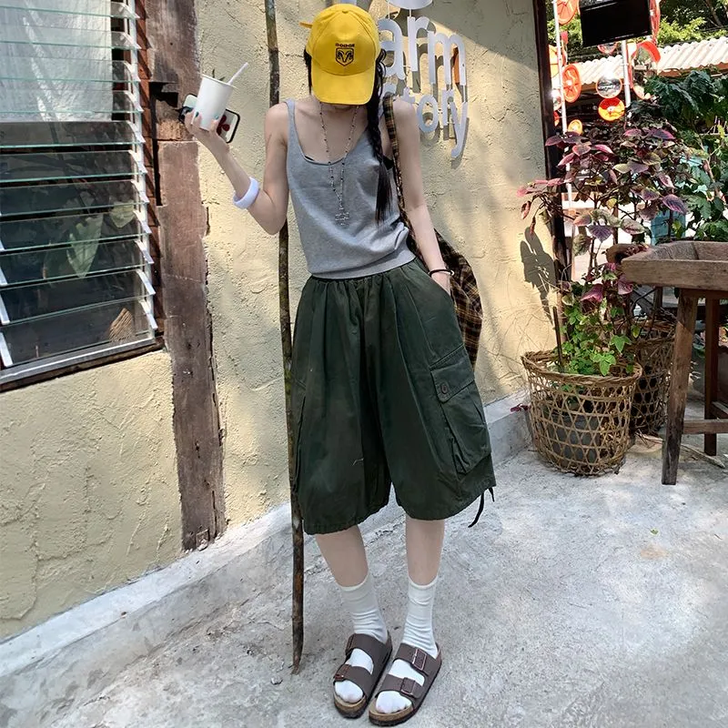 Shuhao Bai Cargo Shorts Women's-4