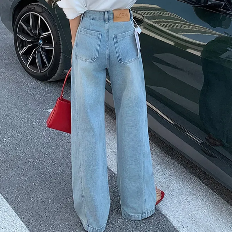 Shuhao Bai Jeans Women's Light Blue-3