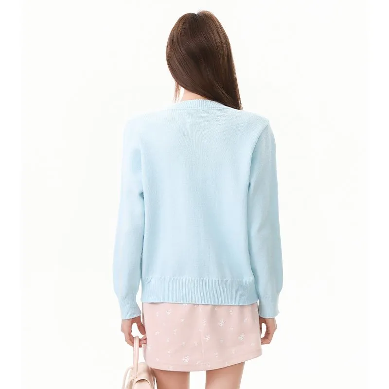 Shuhao Bai Knitwear Women's Blue-4