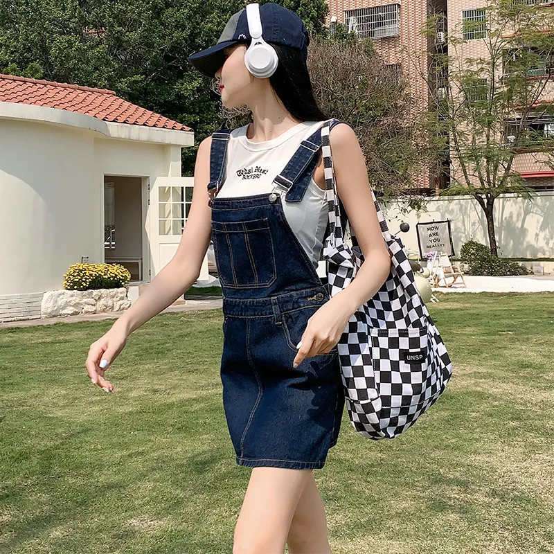 Shuhao Bai Denim Short Skirts Women's-9