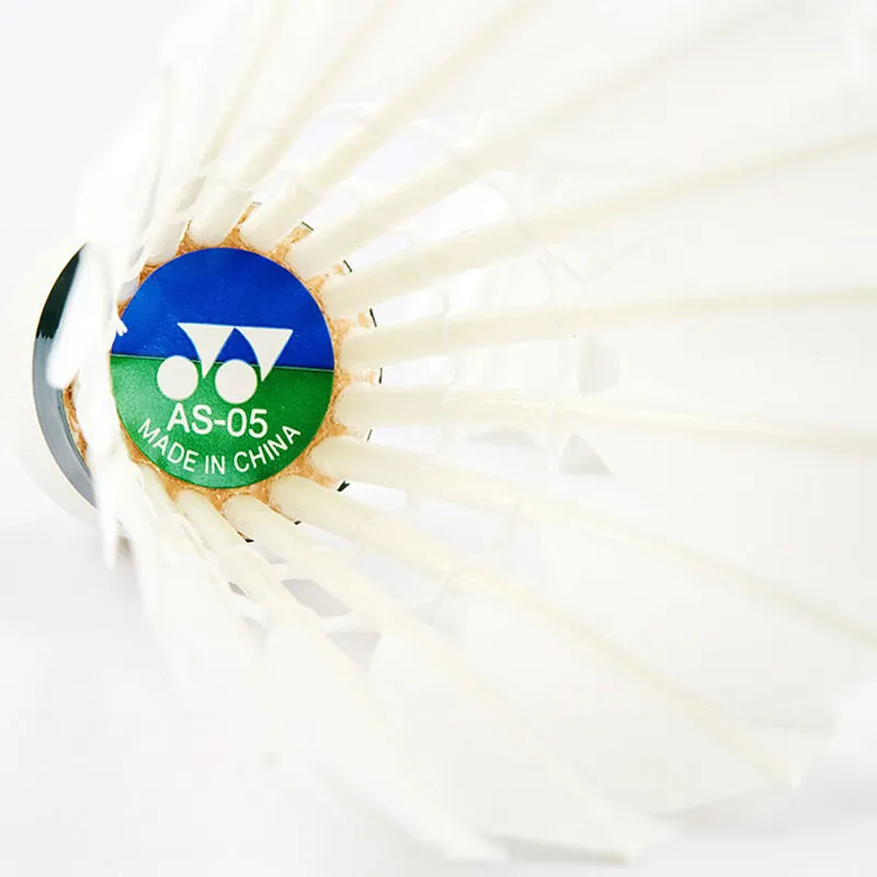 YONEX AS05 Duck Feather Shuttlecock 12 Pack Duck Feather All Round Duck Feather Indoor Shuttlecocks-2