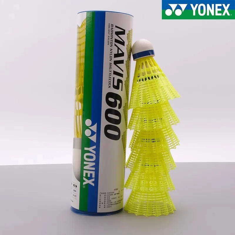 YONEX M600 Nylon Shuttlecock 6 Pack Nylon Training Outdoor & Indoor Shuttlecocks-3