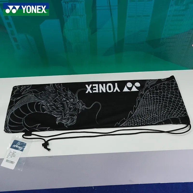 YONEX Badminton Racket Bags 1-2 Pcs Simple And Stylish Shoulder Bag Black Dragon Pattern Unisex-2