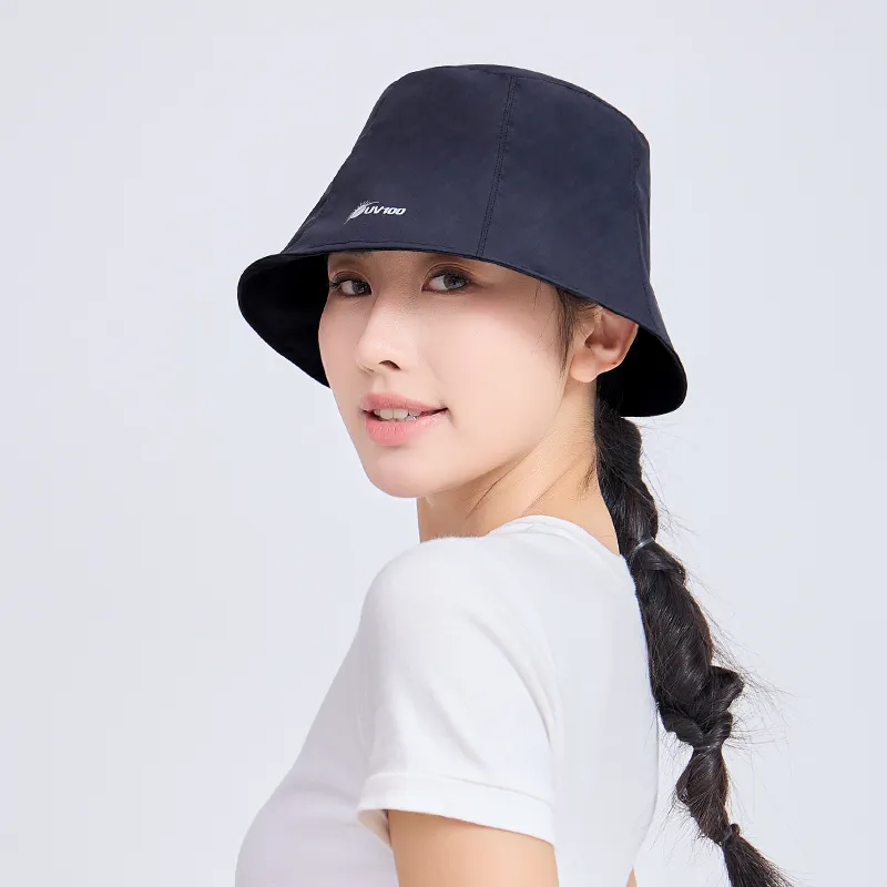 UV 100 Easy to Store Polyester Bucket Hats Women's-3