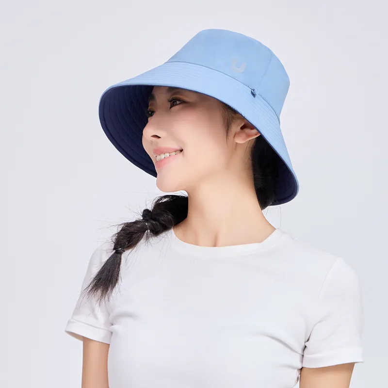 UV 100 Polyester Bucket Hats Unisex-7