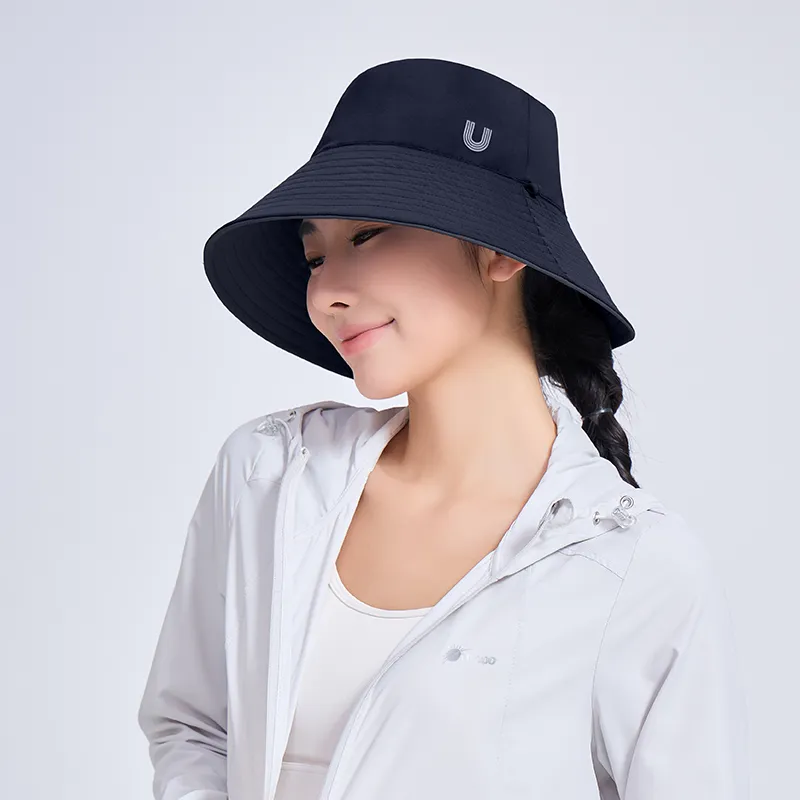UV 100 Polyester Bucket Hats Unisex-3